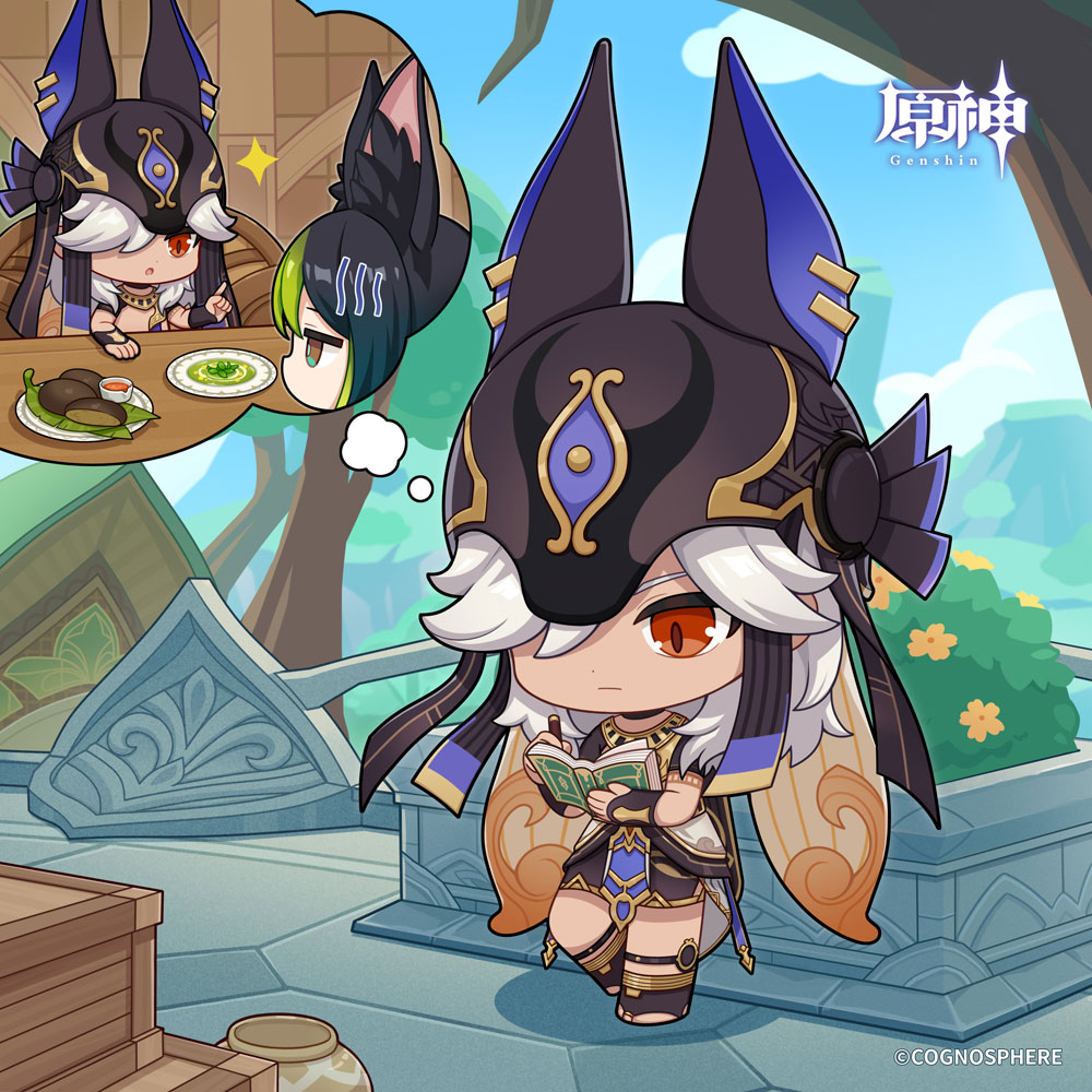 原神　セノ　手描き　色紙　イラスト 原神 セノ ファンアート 手描きイラスト 色紙の通販 by さっさん