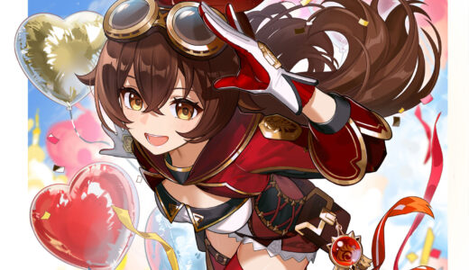 【原神】アンバーの公式イラスト