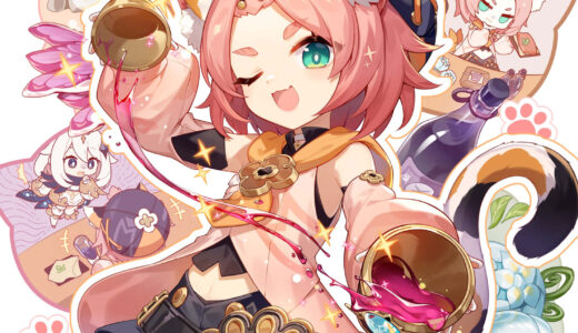 【原神】ディオナの公式イラスト