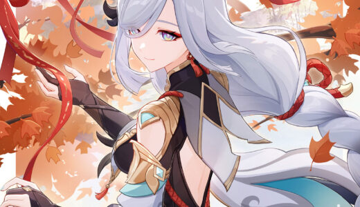 【原神】申鶴(しんかく)の公式イラスト