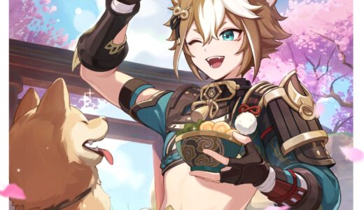 【原神】ゴローの公式イラスト