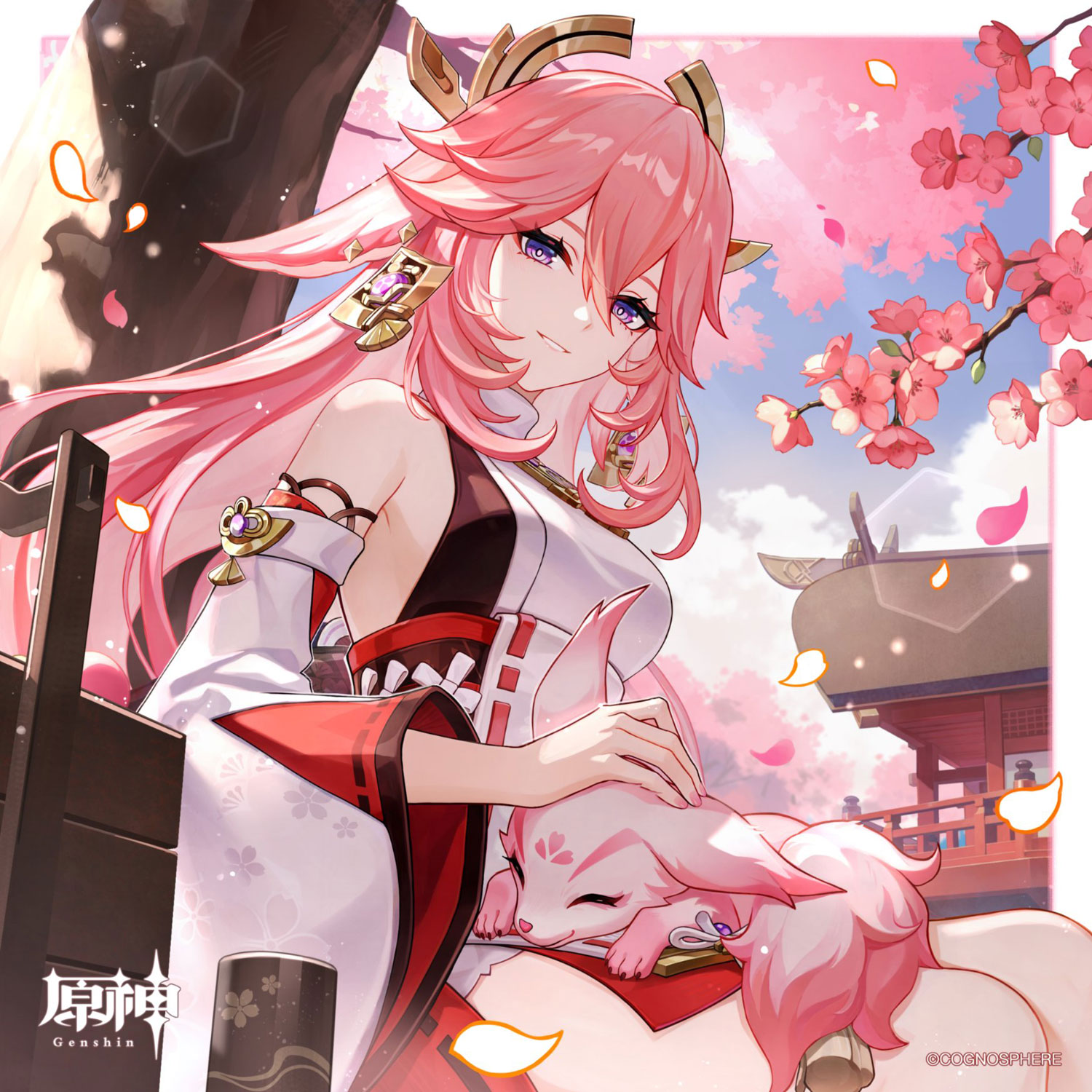 原神】八重神子(やえみこ)の公式イラスト | 原神攻略まとめ│9-gld