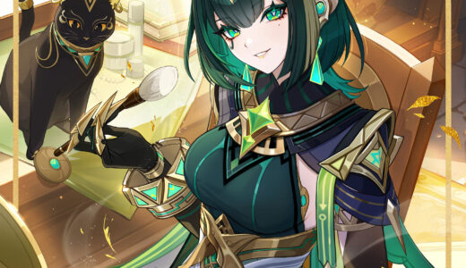 【原神】ネフェルの公式イラスト